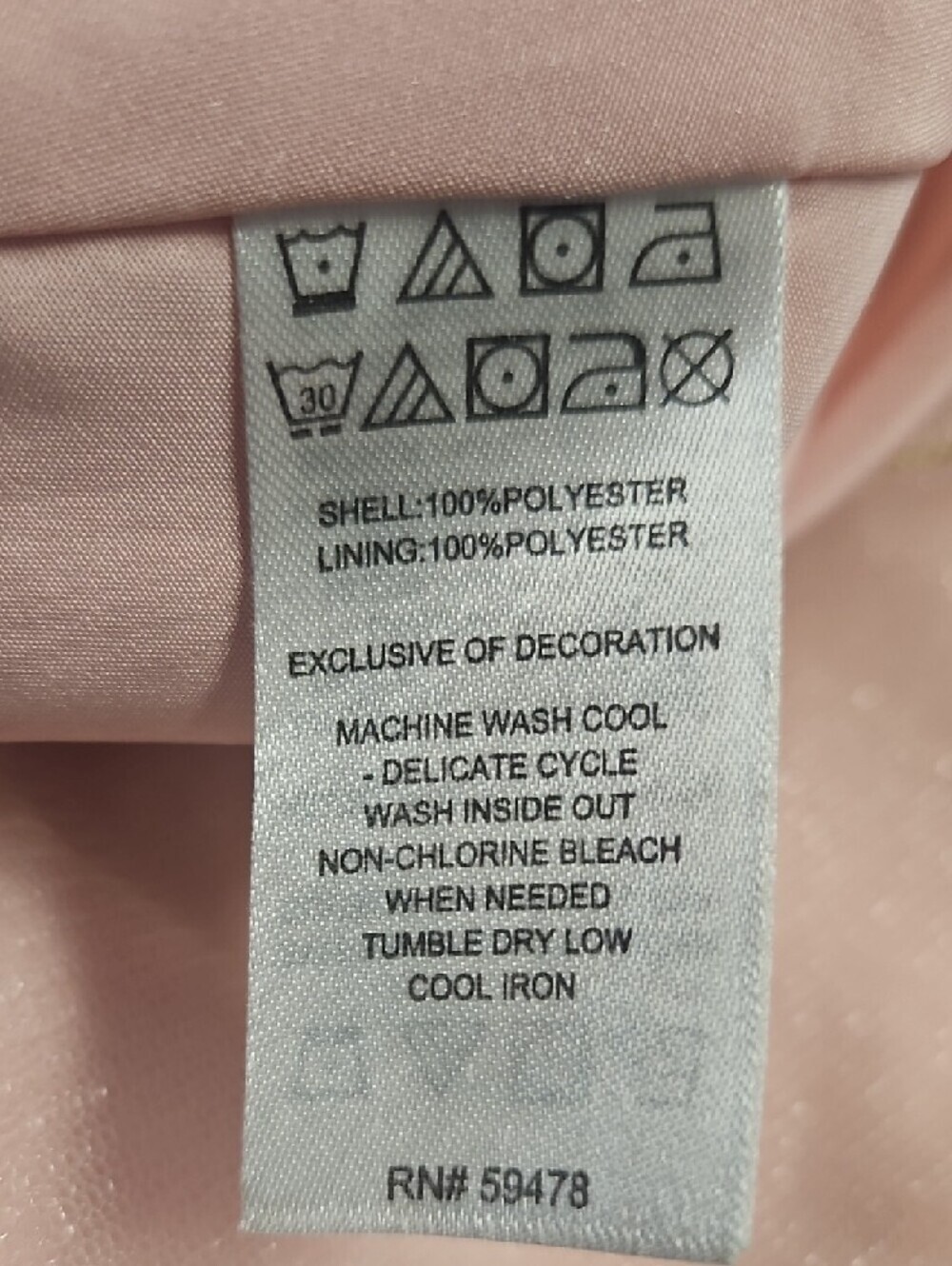 Camilla Baby Pink Tulle A-Line Dress with Gold Flower Accent Size 12 Months - Picture 3 of 9